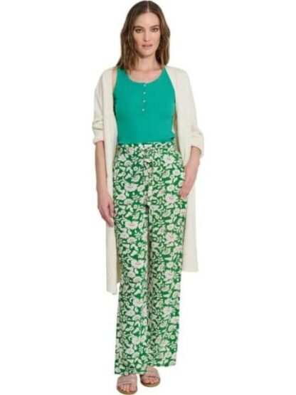 PANTALON PIERNA ANCHA VERDE PRIMARK