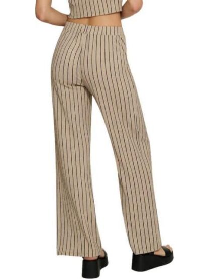 PANTALON RAYAS BEIGE HOLLY LAND - Image 5