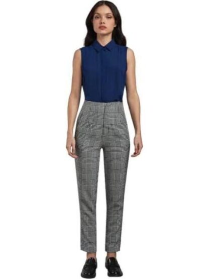 PANTALON RECTO CINTURA REGULAR GRIS HOLLY LAND