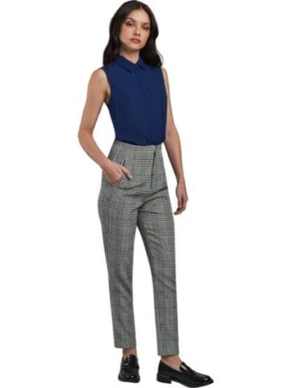 PANTALON RECTO CINTURA REGULAR GRIS HOLLY LAND - Image 3