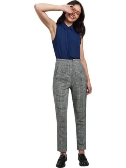 PANTALON RECTO CINTURA REGULAR GRIS HOLLY LAND - Image 4