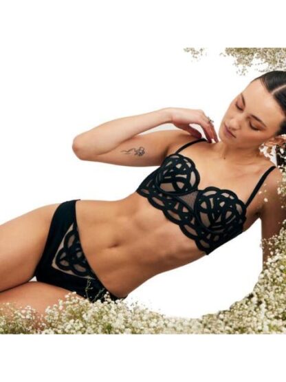 PANTI CORTE HIPSTER NEGRO LOVE TO LOUNGE - Image 2