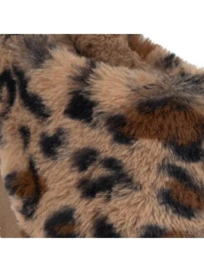 PANTUFLA ANIMAL PRINT PELUCHE CAMEL LOVE TO LOUNGE - Image 6
