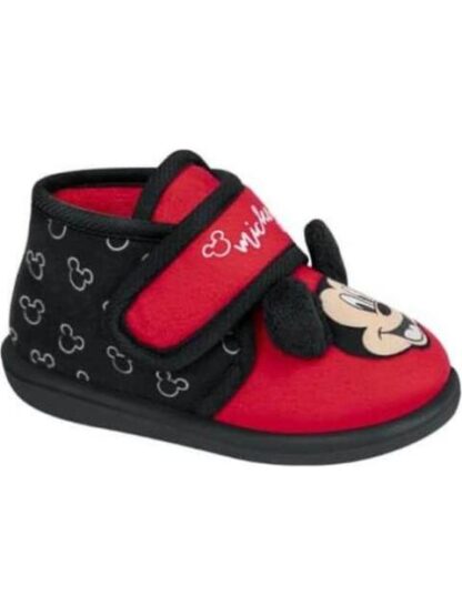 PANTUFLA BOTA PELUCHE NEGRO MICKEY MOUSE