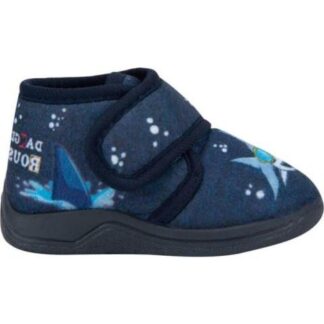 PANTUFLA BOTIN TIBURON AZUL MARINO SCHATZ KIDS