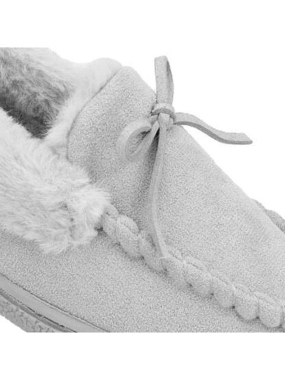 PANTUFLA CON MOÑO GRIS SHOSH CONFORT - Image 6
