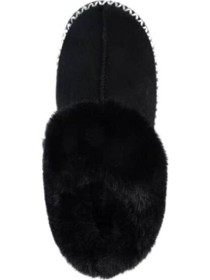PANTUFLA CON PLATAFORMA PELUCHE NEGRO LOVE TO LOUNGE - Image 3