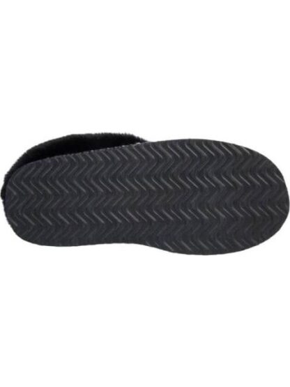 PANTUFLA CON PLATAFORMA PELUCHE NEGRO LOVE TO LOUNGE - Image 4