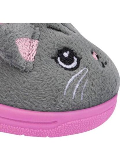 PANTUFLA GATO VELCRO GRIS VIVIS SHOES KIDS - Image 6