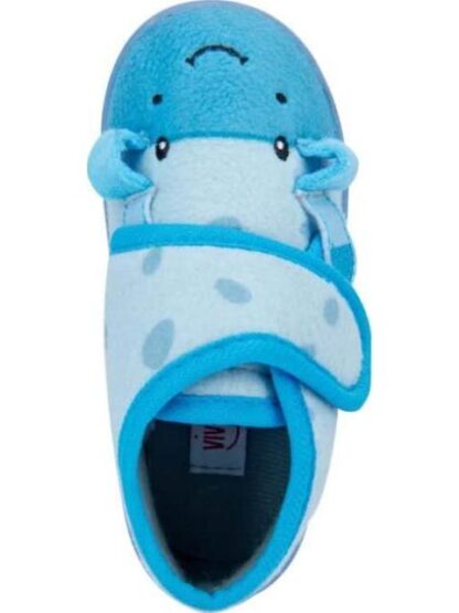 PANTUFLA JIRAFA VELCRO AZUL VIVIS SHOES KIDS - Image 3