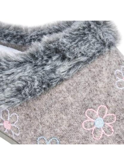 PANTUFLA PAÑO GRIS SHOSH CONFORT - Image 6