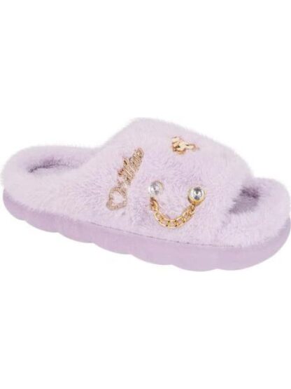 PANTUFLA PELUCHE LILA SHOSH CONFORT - Image 2