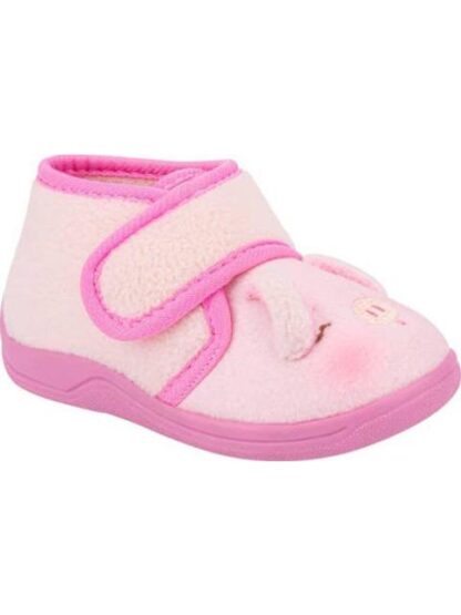PANTUFLA PUERQUITO VELCRO ROSA VIVIS SHOES KIDS - Image 2