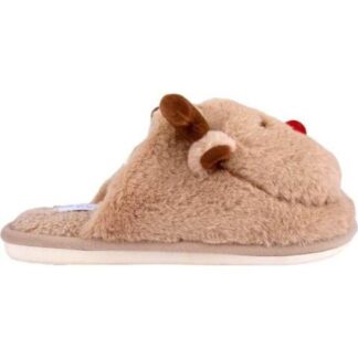 PANTUFLA RENO PELUCHE CAMEL LOVE TO LOUNGE