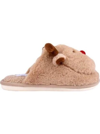 PANTUFLA RENO PELUCHE CAMEL LOVE TO LOUNGE