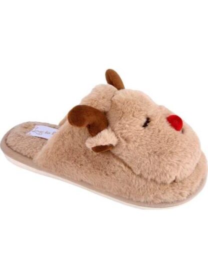 PANTUFLA RENO PELUCHE CAMEL LOVE TO LOUNGE - Image 2