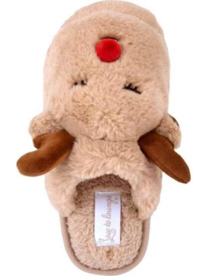 PANTUFLA RENO PELUCHE CAMEL LOVE TO LOUNGE - Image 3