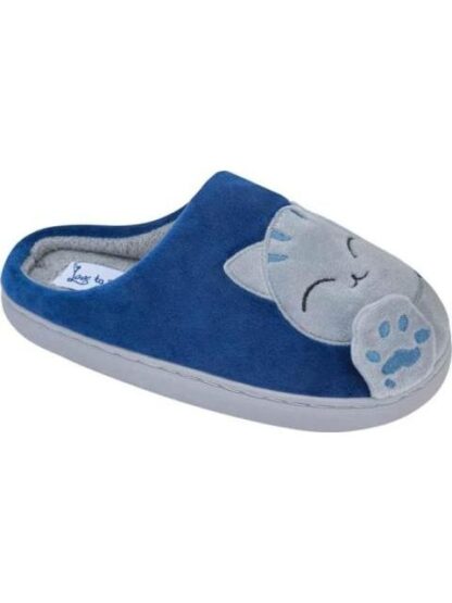 PANTUFLA GATO AZUL LOVE TO LOUNGE - Image 2