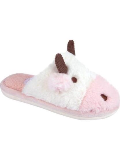 PANTUFLA VACA PELUCHE ROSA LOVE TO LOUNGE - Image 2