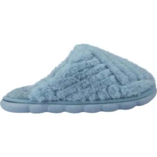 PANTUFLA ZUECO PELUCHE AZUL LOVE TO LOUNGE