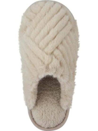 PANTUFLA ZUECO PELUCHE BEIGE LOVE TO LOUNGE - Image 3