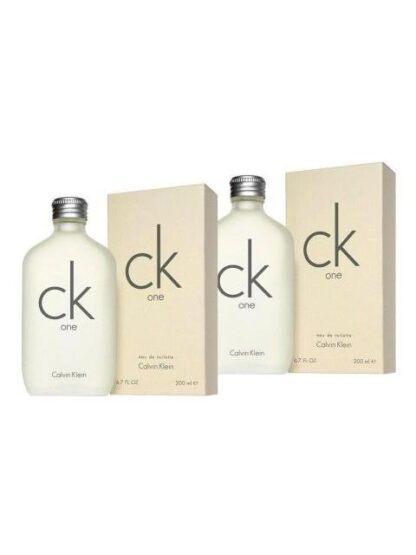 PAQUETE 2X1 CK ONE UNISEX CALVIN KLEIN 200 ML - ORIGINAL