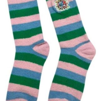 PAR DE CALCETINES DE PELUCHE UNITALLA NIÑA MULTICOLOR LAS CHICAS SUPER PODEROSAS