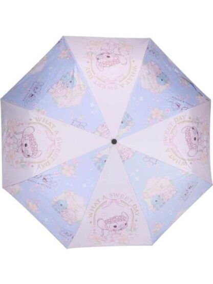 PARAGUAS PLEGABLE STITCH ROSA STITCH