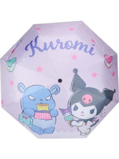 PARAGUAS PORTATIL KUROMI LILA KUROMI