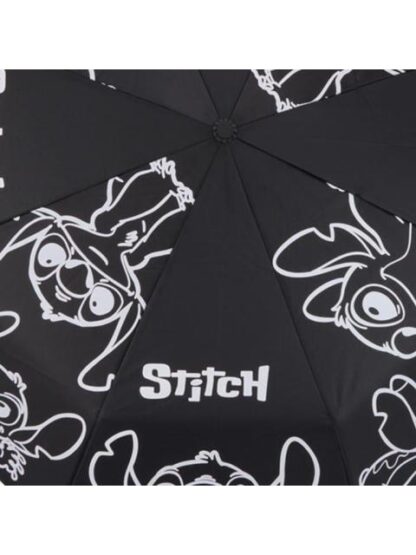 PARAGUAS PORTATIL STITCH NEGRO STITCH - Image 3