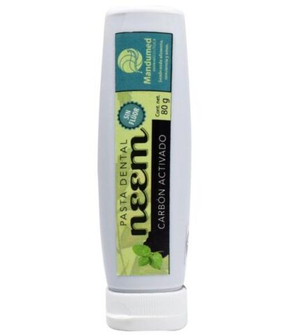 PASTA DENTAL CON NEEM Y CARBON ACTIVADO 80 G MANDUMED