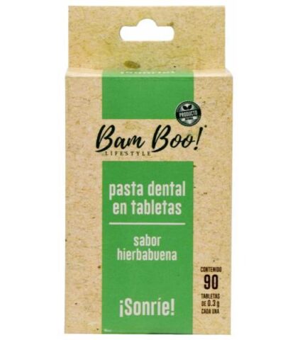 PASTA DENTAL HIERBABUENA 90 TAB BAM BOO LIFESTYLE