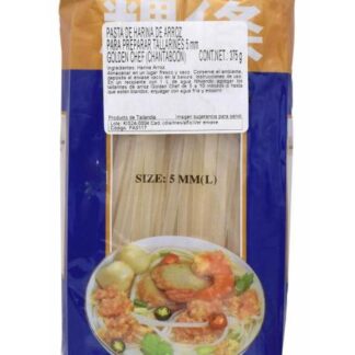 PASTA HARINA DE ARROZ CHANTABOON 5MM 375 G GOLDEN CHEF