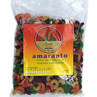 PASTA INTEGRAL CON VERDURA Y AMARANTO TRIBILIN 200 G ARTE AMARANT