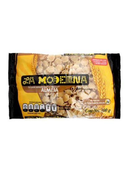 PASTA PARA SOPA LA MODERNA ALMEJA 200 GRAMOS