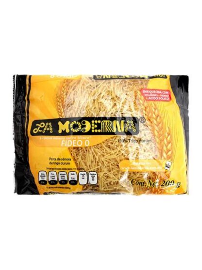 PASTA PARA SOPA LA MODERNA FIDEO #0 200 GRAMOS