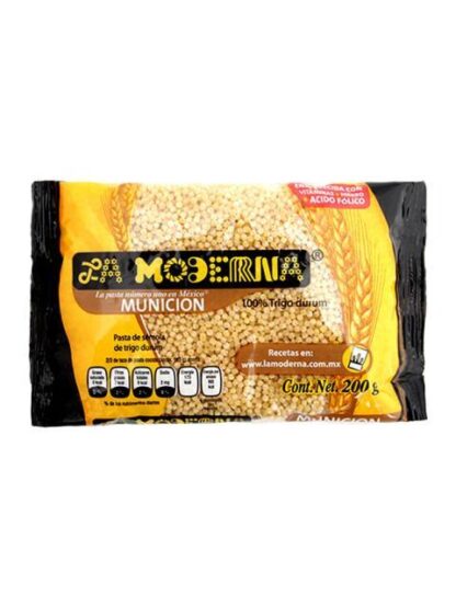 PASTA PARA SOPA LA MODERNA MUNICION 200 GRAMOS