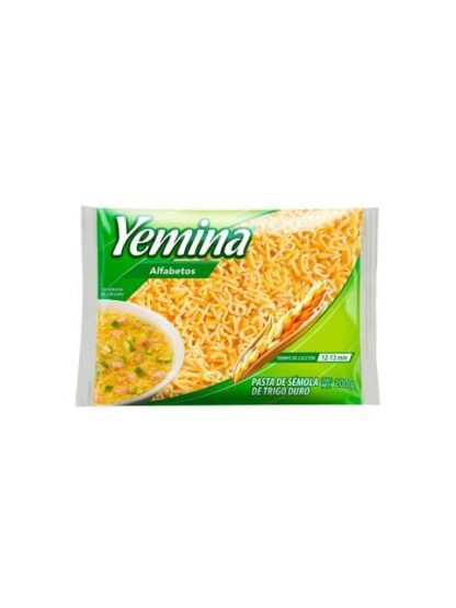 PASTA YEMINA ALFABETOS 200 GR
