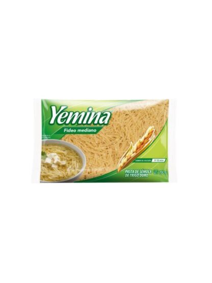 PASTA YEMINA FIDEO MEDIANO PRECORTADO 200 GR