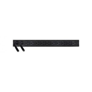 PDU APC RACK ATS - 100-120V - 15A - 10 CONTACTOS - MONTAJE EN RACK - 1U - HORIZONTAL - NEGRO