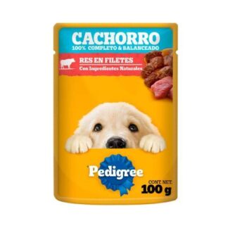 PEDIGREE CACHORRO RES SOBRE DE 100 GR