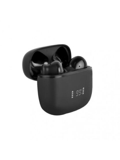 PERFECT CHOICE AUDIFONOS INTRAURICULARES CON MICROFONO INTUNE INALAMBRICO BLUETOOTH USB-C NEGRO