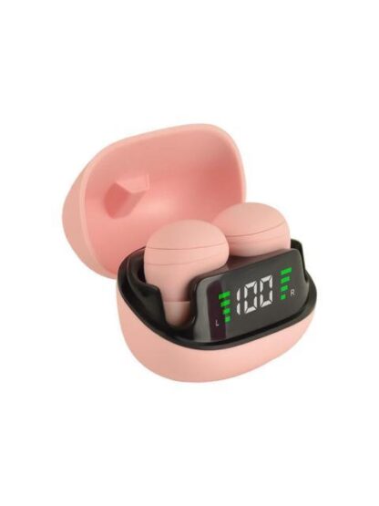 PERFECT CHOICE AUDIFONOS INTRAURICULARES CON MICROFONO TWS MINI TINY BEATS INALAMBRICO BLUETOOTH USB-C ROSA - Image 2