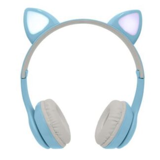 PERFECT CHOICE AUDIFONOS PARA NINOS CATTO BLUETOOTH ALAMBRICO-INALAMBRICO 3.5MM AZUL