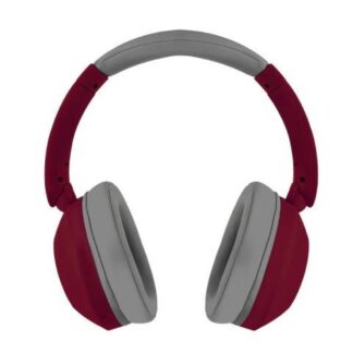 PERFECT CHOICE AUDIFONOS SOUNDIA BLUETOOTH INALAMBRICO USB-C ROJO