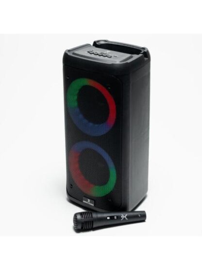 PERFECT CHOICE BOCINA PC-113232 BLUETOOTH ALAMBRICO-INALAMBRICO 20W RMS 400 W PMPO USB-C NEGRO - INCLUYE MICROFONO - Image 2