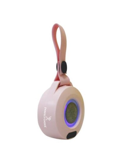 PERFECT CHOICE BOCINA PORTATIL RGB HANDY BLUETOOTH INALAMBRICO 5W RMS USB ROSA - Image 2