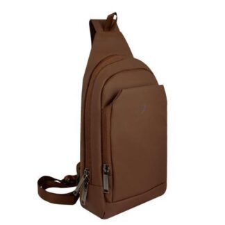 PERFECT CHOICE BOLSO CRUZADO DE POLIESTER PC-085027 19 X 13 X 28.8 CM AVELLANA