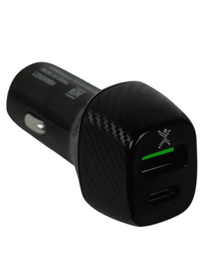 PERFECT CHOICE CARGADOR PARA AUTO PC-240884 24V 1X USB-C 1X USB-A NEGRO - Image 2