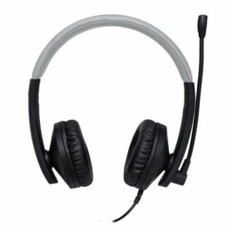 PERFECT CHOICE DIADEMA CON MICROFONO LOUDY ALAMBRICO USB NEGRO-GRIS